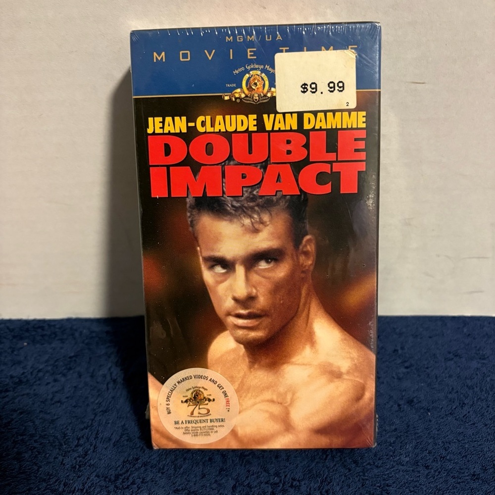 Double Impact [VHS 1997] Jean Claude Van Damme NIP FACTORY SEALED Martial Arts